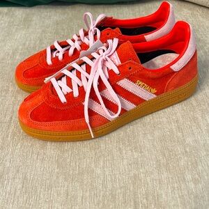 Adidas NWT Handball Spezial Pink and Red Sneakers